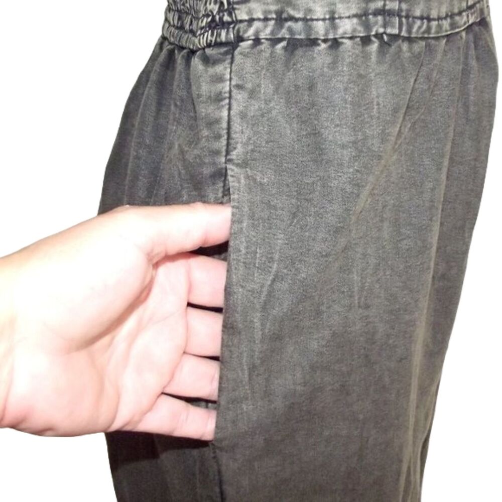 new BOG Collective Jumpsuit, S, Faded Black, Adj Wide Straps, Smocked upper - Picture 5 of 15